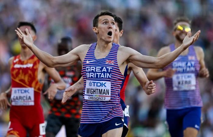 Stadium speaker sees son take gold at 1,500 meters at World Athletics Championships NOW