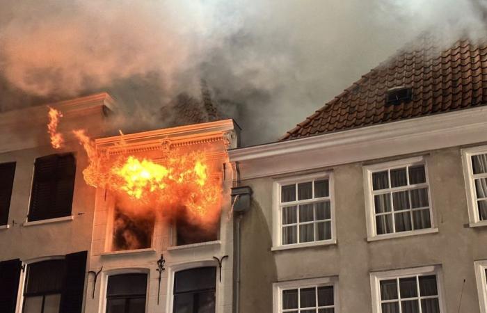 Large fires in buildings in Eindhoven, Nijmegen and Utrecht