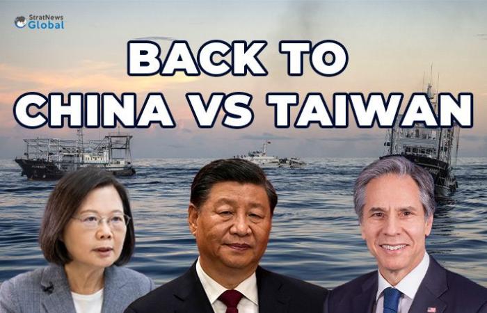 Beijing Violates Median Line On Taiwan Strait As Blinken Wraps China Visit