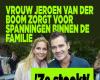 Wife Jeroen van der Boom causes tension within the family: ‘She stokes’