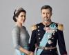 This is what the state portrait of Queen Mary and King Frederik no longer looks like