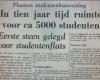 Utrecht 60 years ago: the foundation stone for student flats
