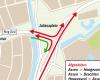 Traffic: Get used to yet another new situation on the Groningen Ring Road on Monday