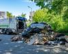 Cargo on the street after fire alarm in garbage truck | Police turn out for avid gamer
