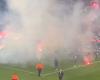 French club suspends players after throwing fireworks back at their own fans | Football