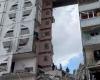 Apartment complex in Russian city of Belgorod partly collapses