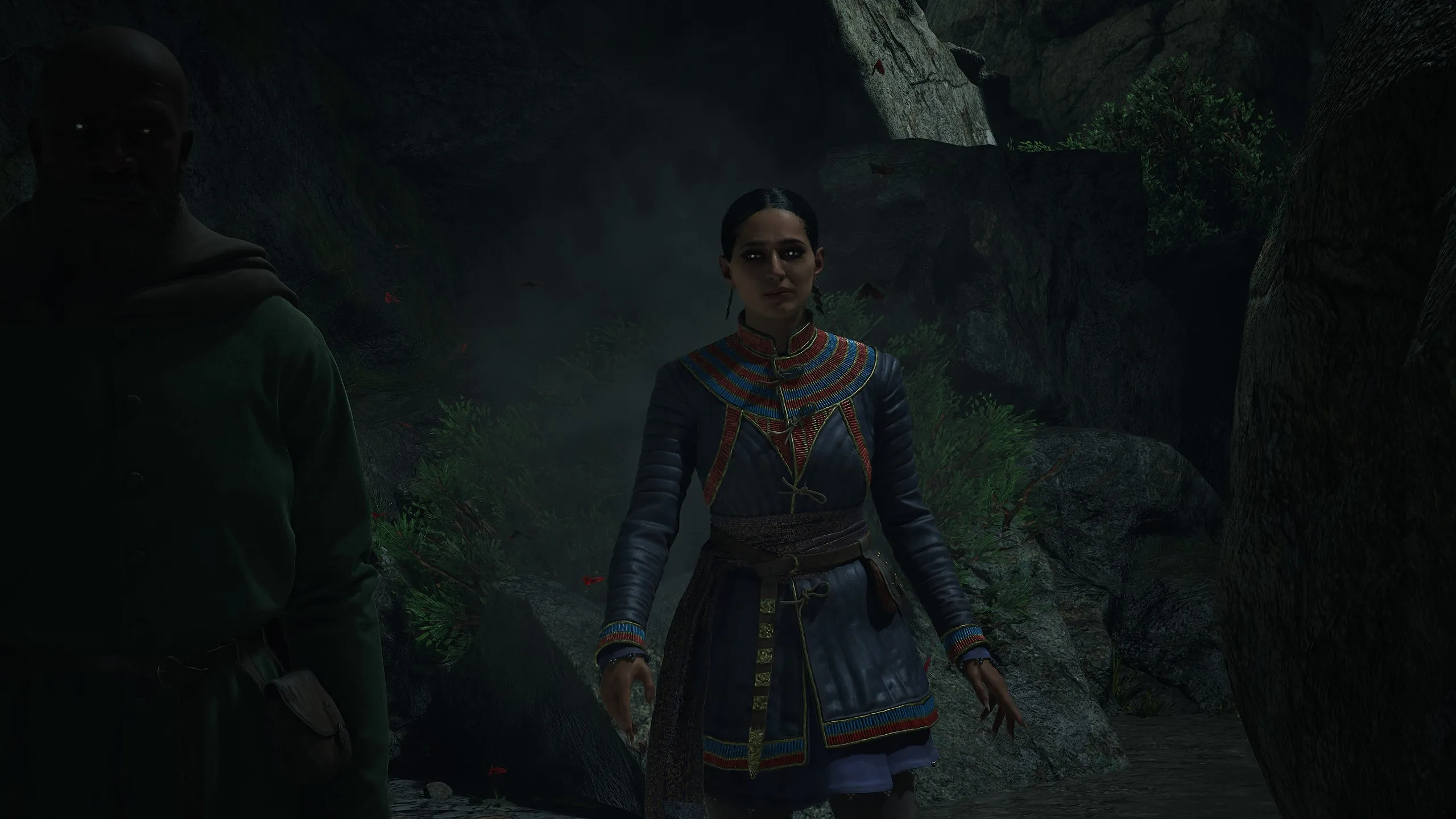 Lacra walking into a cave in The Blood of Dawnwalker