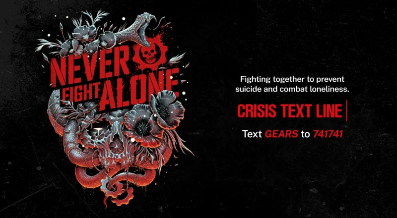 Gears of War Launches Fifth Year of “Never Fight Alone” Suicide Prevention