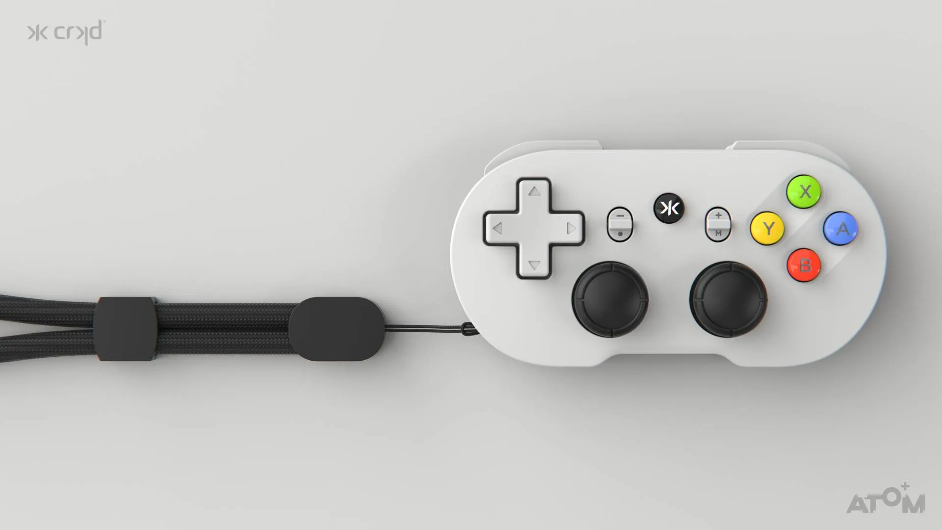 Image of the Pal Grey CRKD Atom+ controller.
