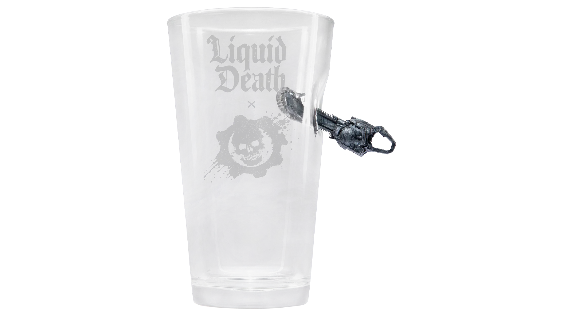 GoW x Liquid Death Pint Glass Image
