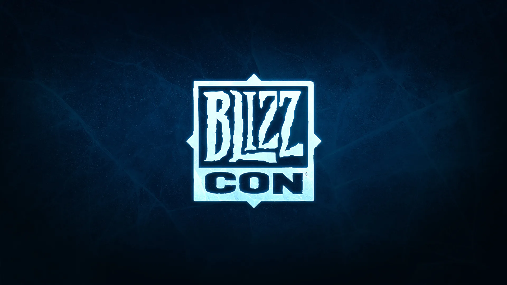 BlizzCon 2026 logo on a blue background