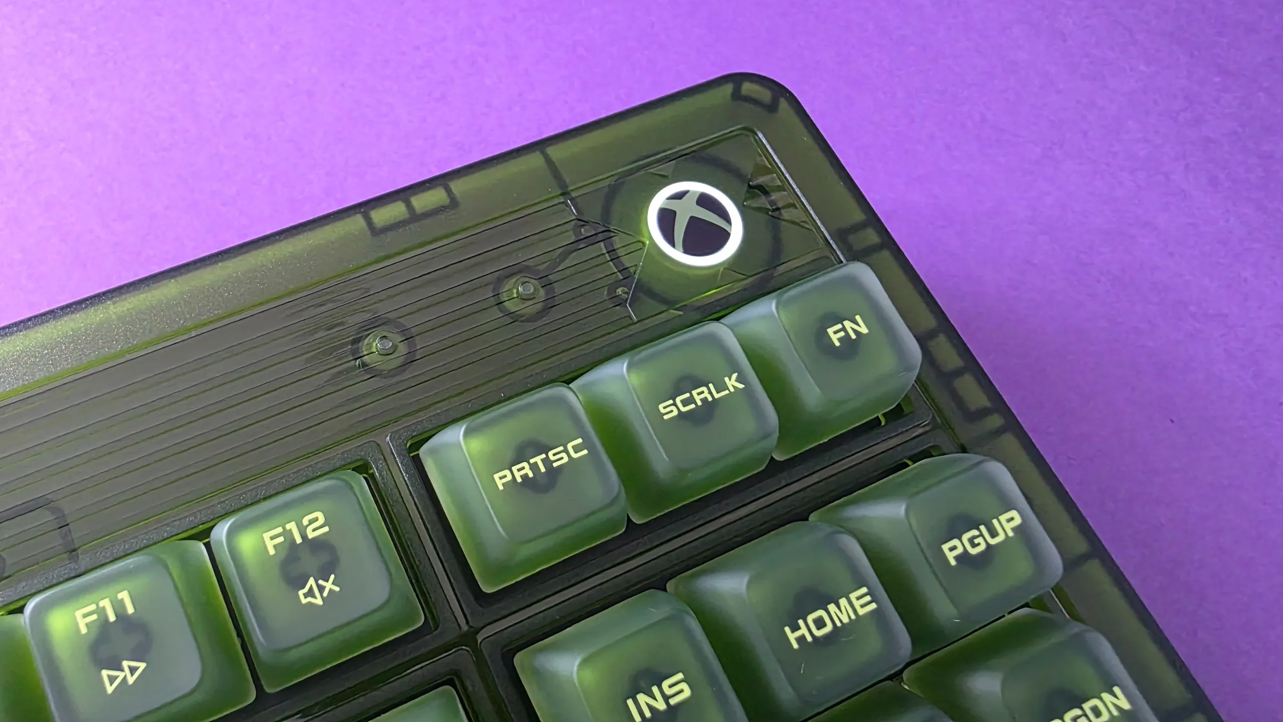 Green keyboard