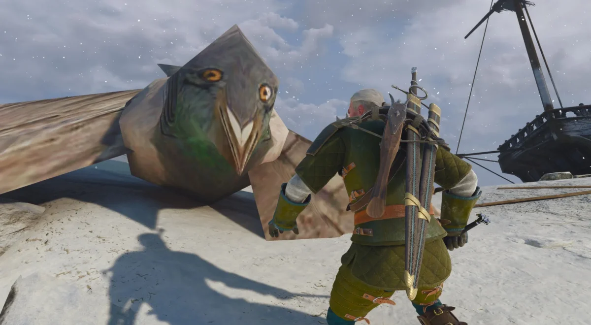 8wuQt6xhhACK9TMakHoGRH.jpg The Witcher 3 mod swaps every single Griffin with the iconic low-poly pigeon: "He is back"