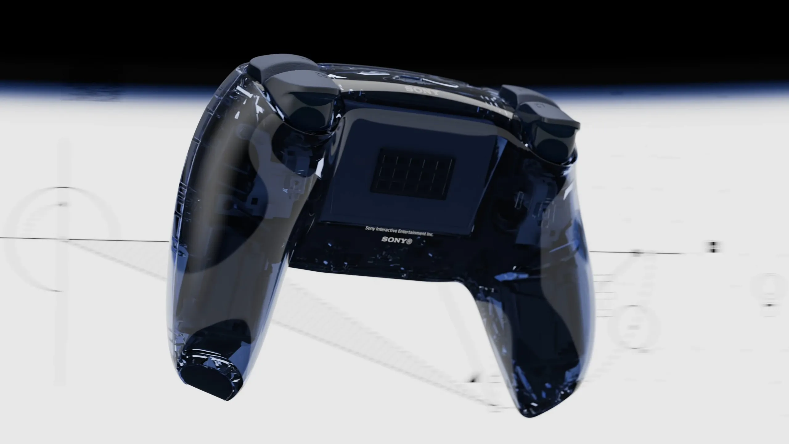 The back of the Prism DualSense
