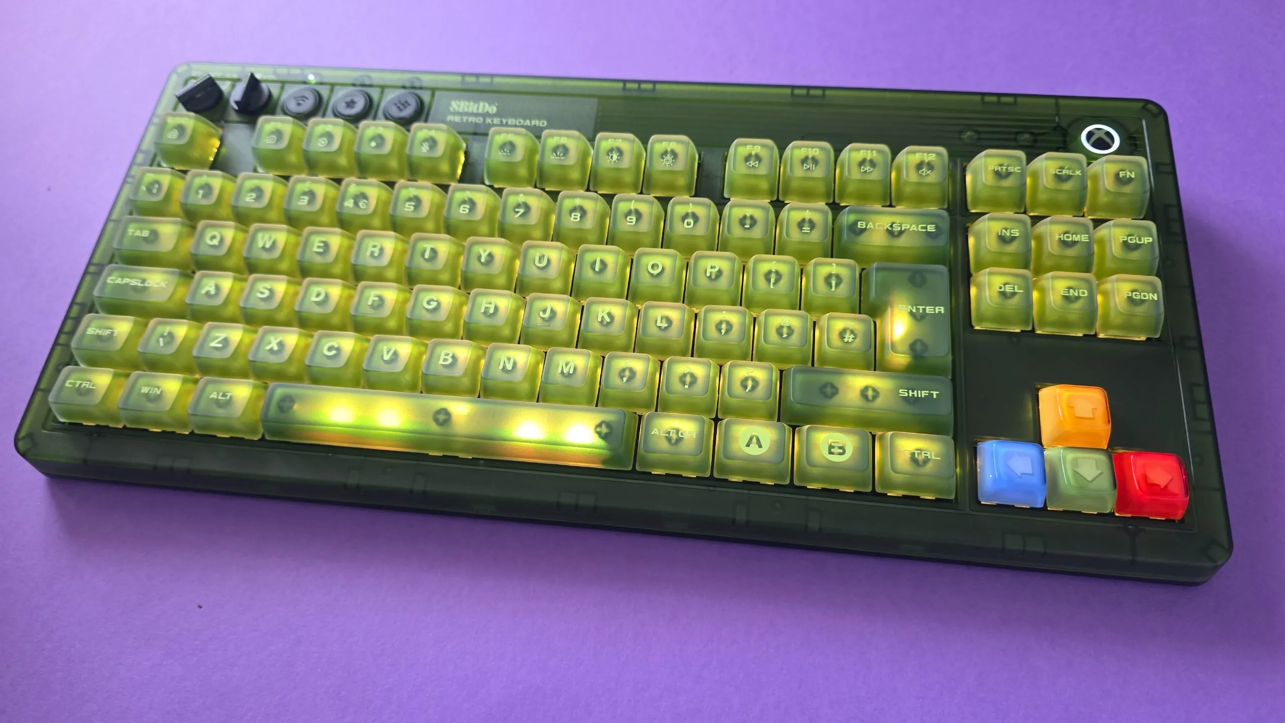 Green keyboard