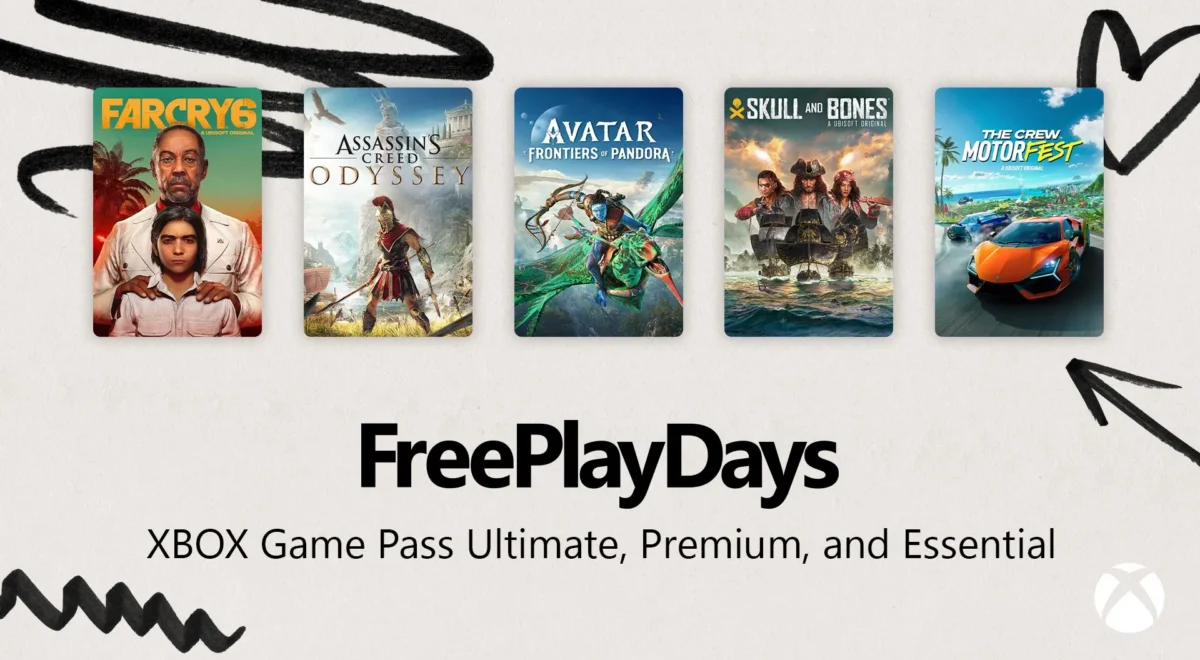 FY26-Social-FPD_10.1.2026_1920x1080-29cec7cbe2a1b4e6d6dc.jpg Free Play Days – FARCRY 6, Assassin’s Creed Odyssey, Avatar: Frontiers of Pandora, Skull and Bones, The Crew Motorfest