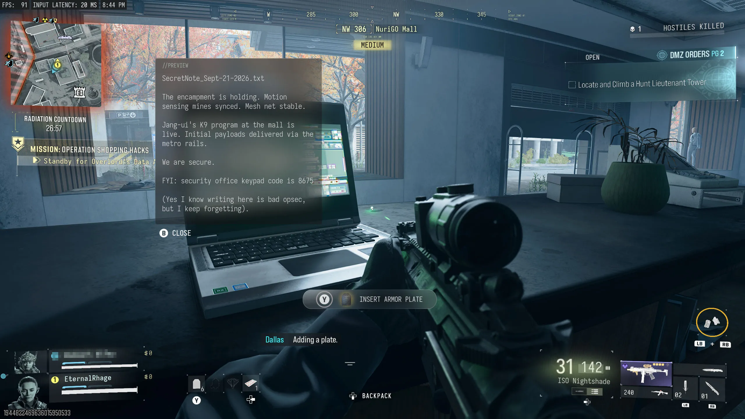 Call of Duty: Modern Warfare 4 screenshots from the campaign and DMZ.