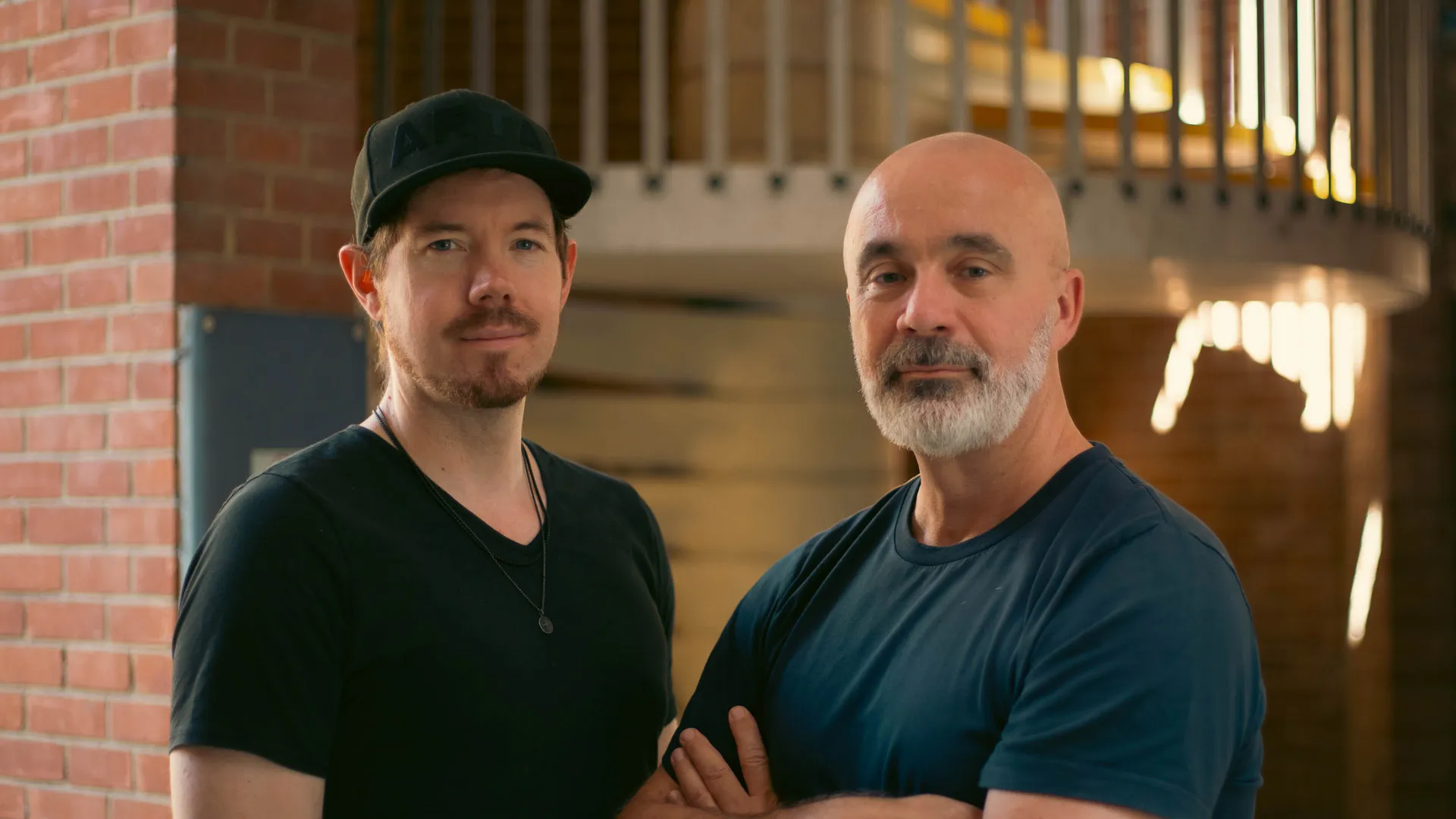 Kieran Crimmins (left) and Steve Uphill (right).