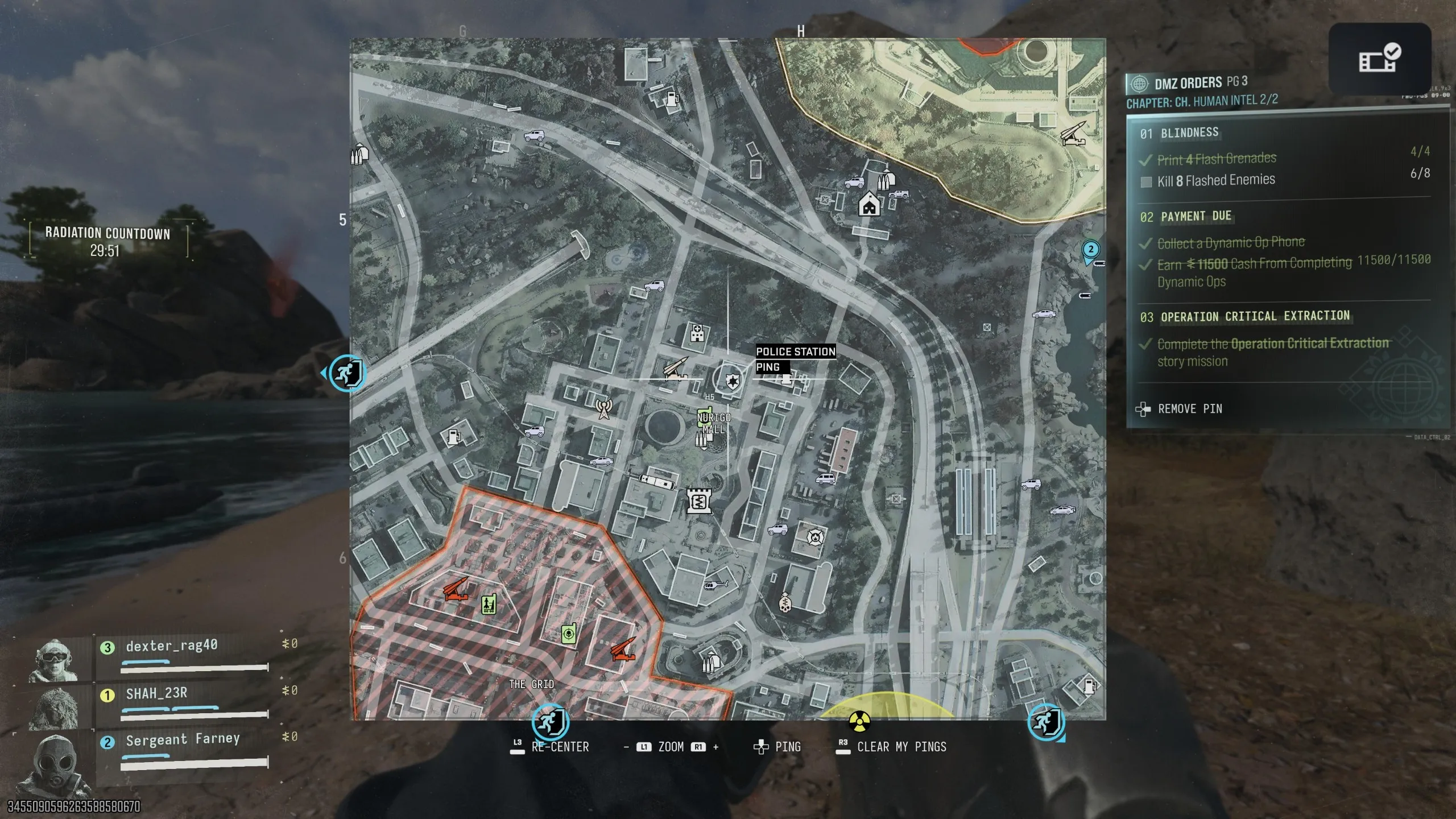 A Police Station on a map in Modern Warfare 4 DMZ