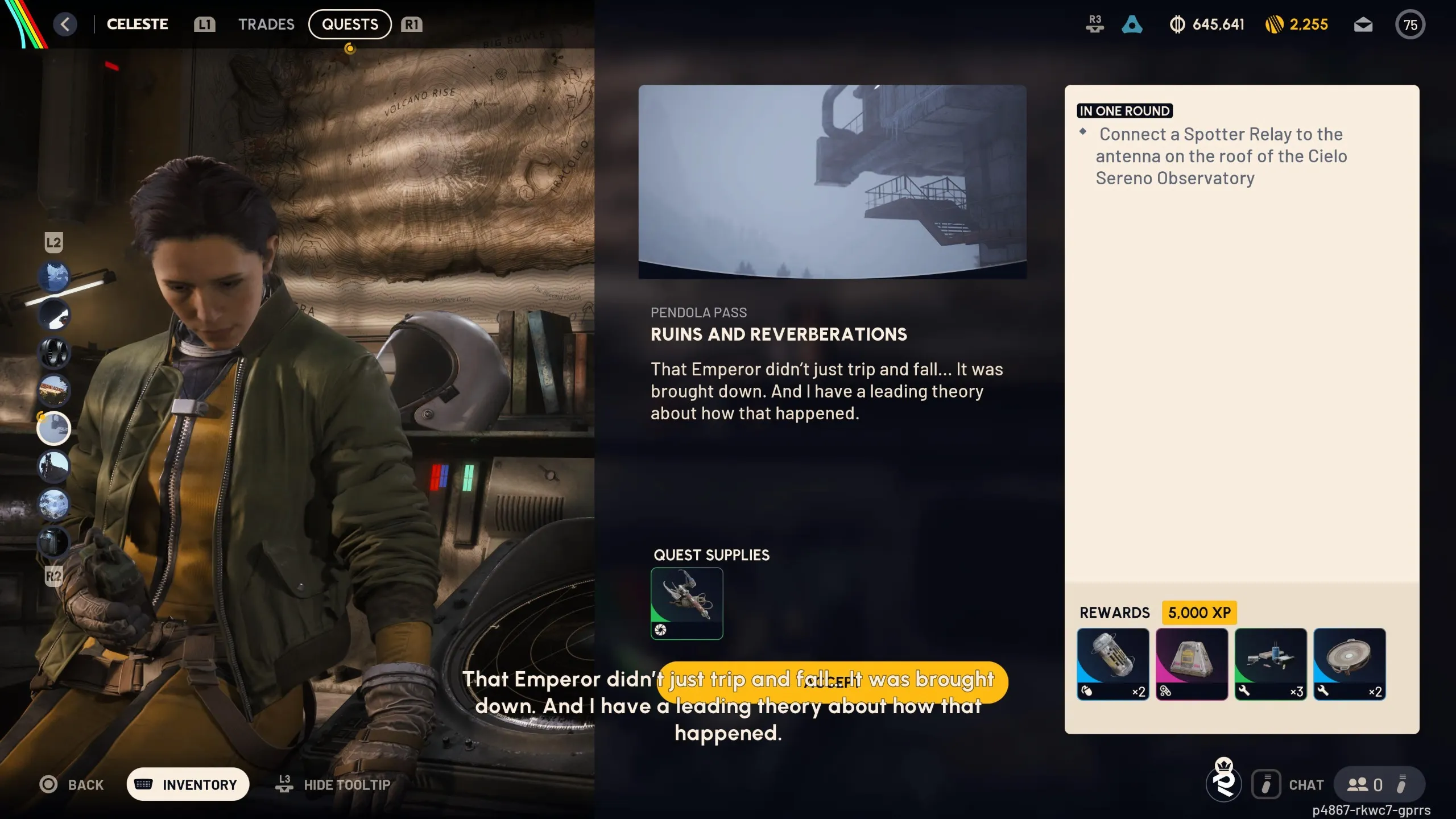 Starting Ruins and Reverberations quest in Arc Raiders