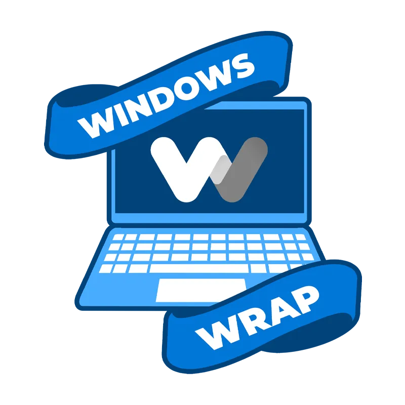 "Windows Wrap" logo